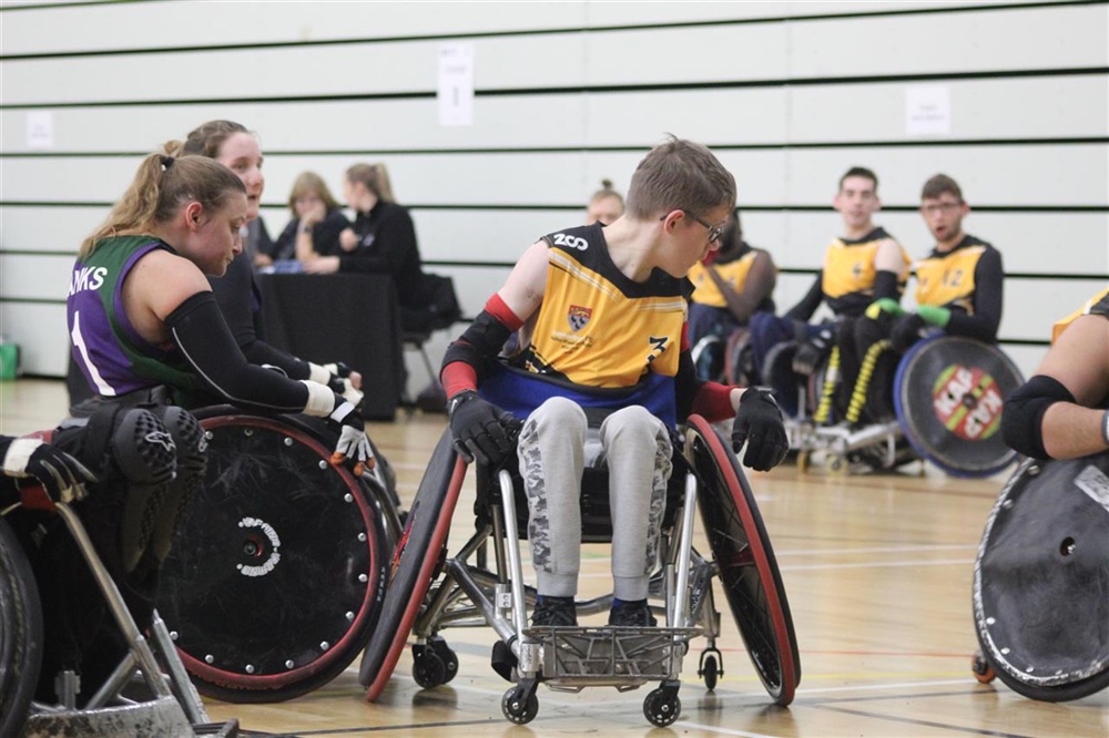 Wye student one of the youngest players to appear in wheelchair rugby’s top flight